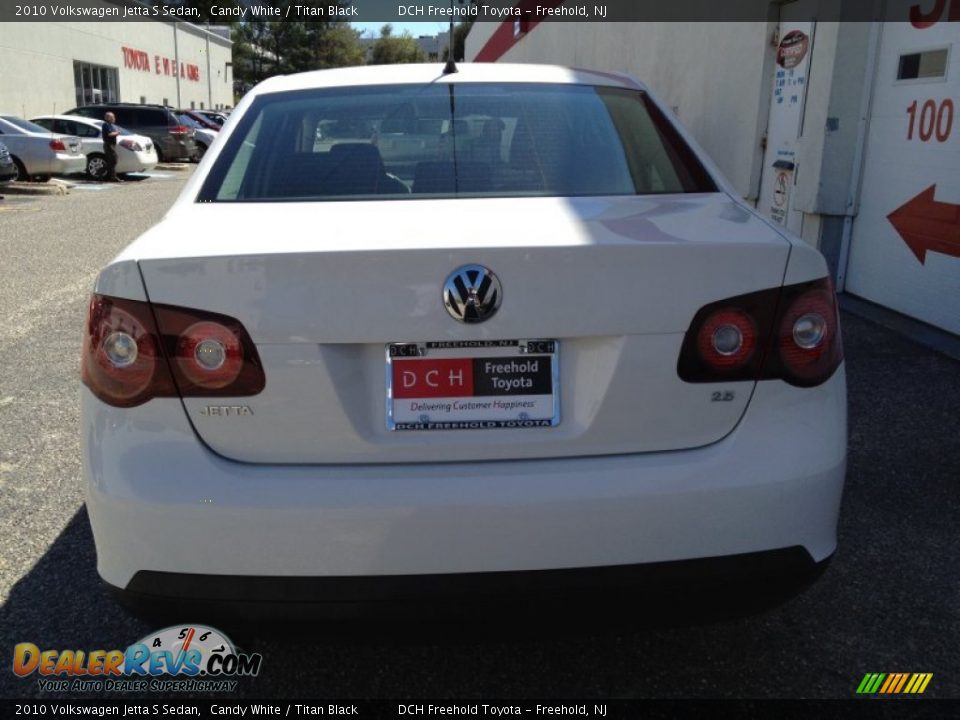 2010 Volkswagen Jetta S Sedan Candy White / Titan Black Photo #5