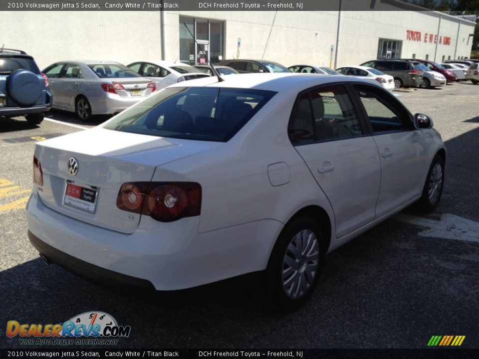 2010 Volkswagen Jetta S Sedan Candy White / Titan Black Photo #6