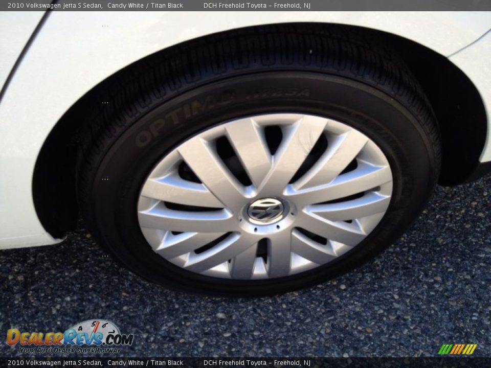 2010 Volkswagen Jetta S Sedan Candy White / Titan Black Photo #7