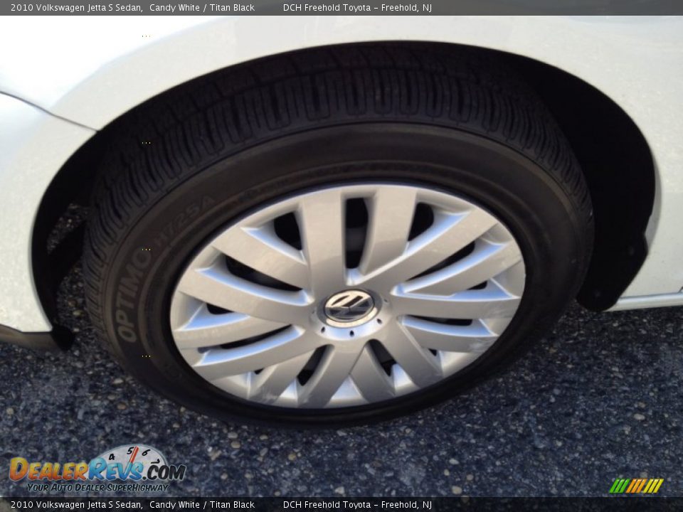 2010 Volkswagen Jetta S Sedan Candy White / Titan Black Photo #8
