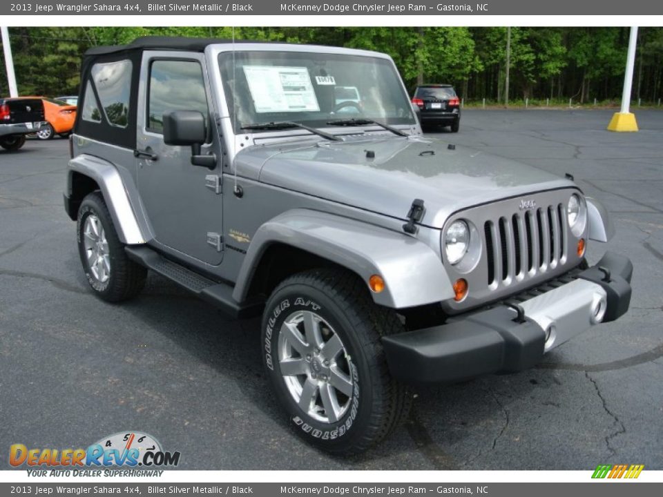 2013 Jeep Wrangler Sahara 4x4 Billet Silver Metallic / Black Photo #1