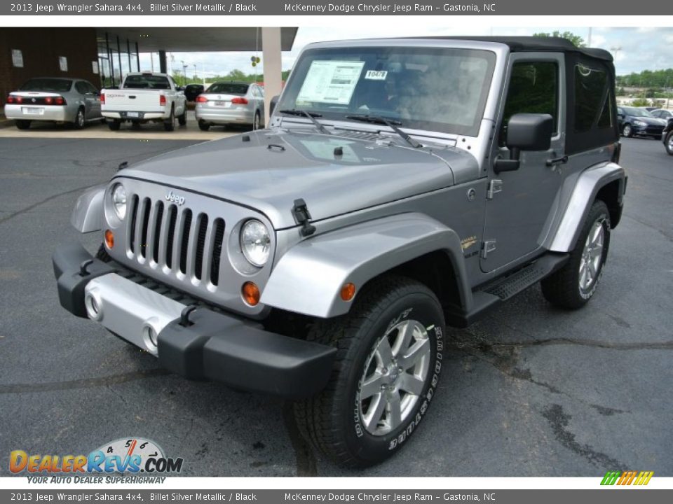 2013 Jeep Wrangler Sahara 4x4 Billet Silver Metallic / Black Photo #2