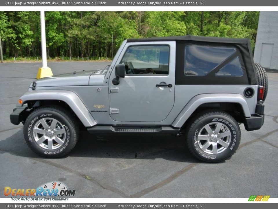 2013 Jeep Wrangler Sahara 4x4 Billet Silver Metallic / Black Photo #3