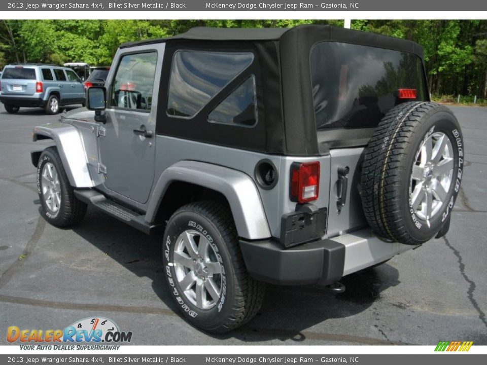 2013 Jeep Wrangler Sahara 4x4 Billet Silver Metallic / Black Photo #4