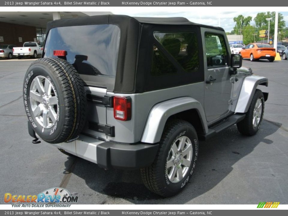 2013 Jeep Wrangler Sahara 4x4 Billet Silver Metallic / Black Photo #5