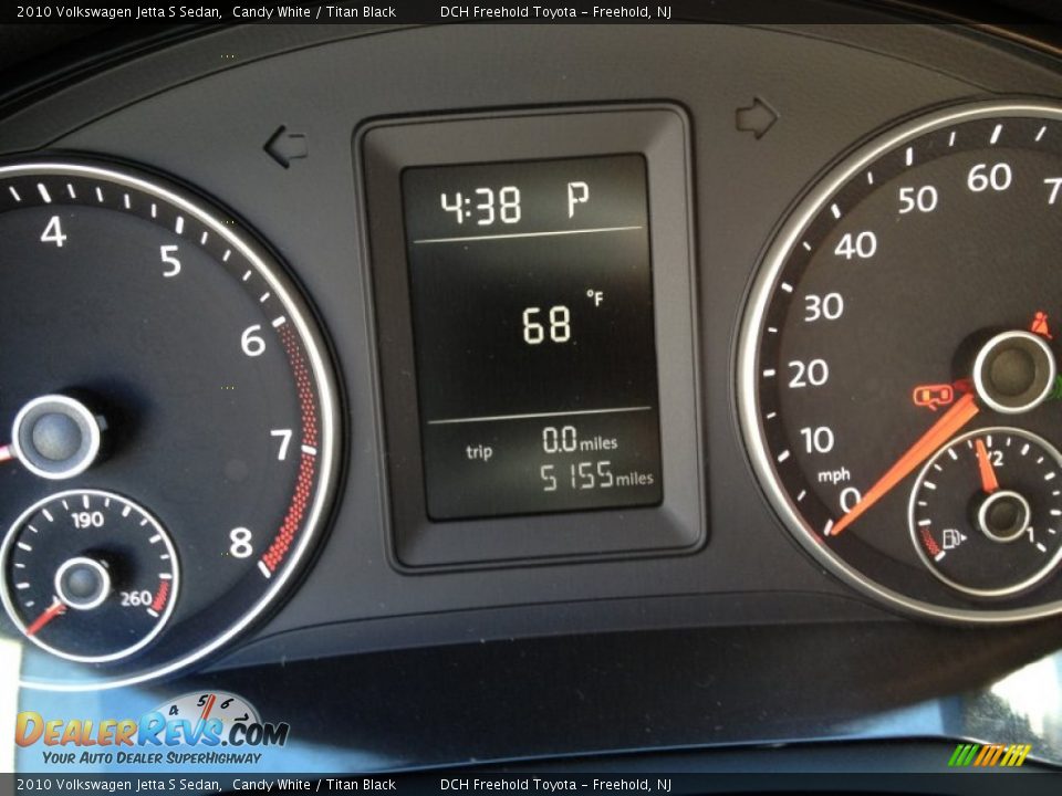 2010 Volkswagen Jetta S Sedan Candy White / Titan Black Photo #19