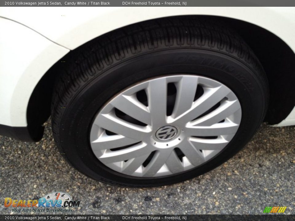 2010 Volkswagen Jetta S Sedan Candy White / Titan Black Photo #21