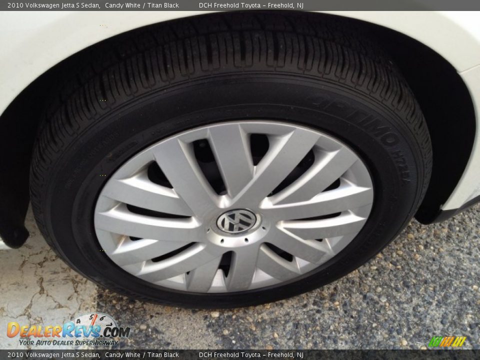 2010 Volkswagen Jetta S Sedan Candy White / Titan Black Photo #27