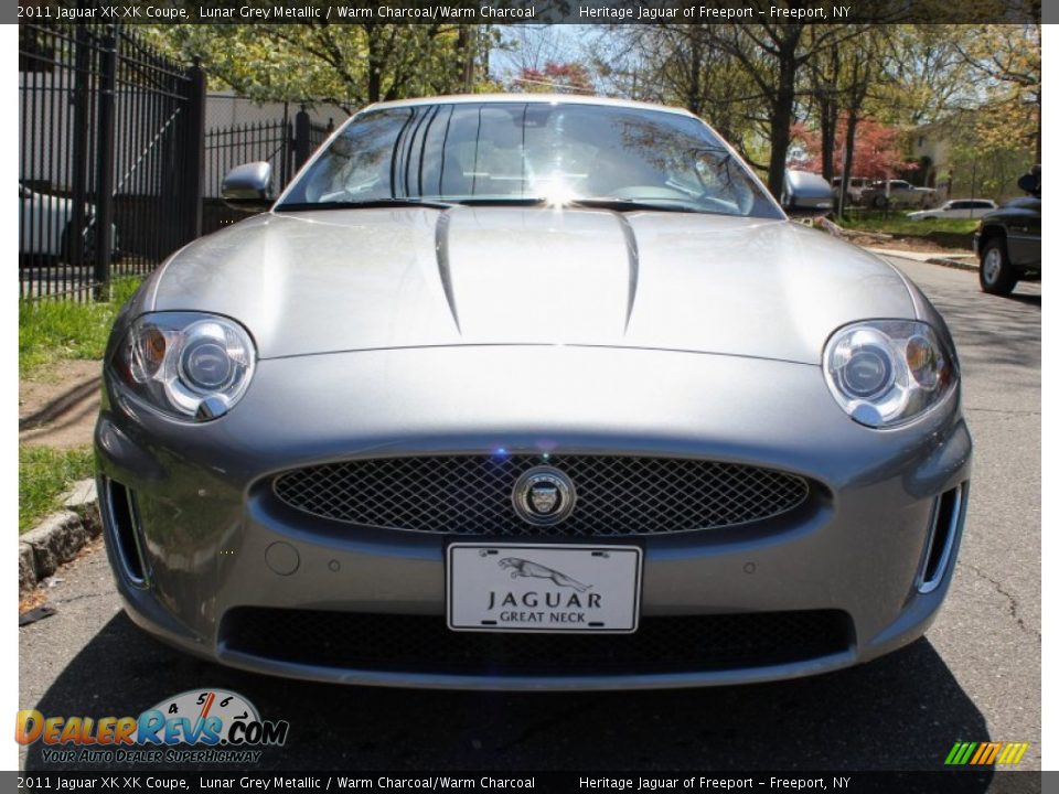 2011 Jaguar XK XK Coupe Lunar Grey Metallic / Warm Charcoal/Warm Charcoal Photo #2