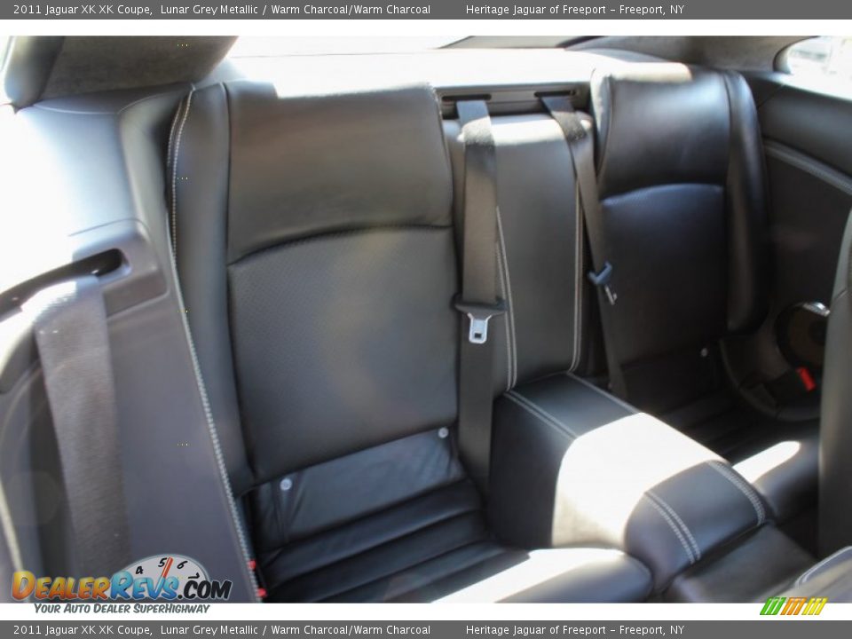 2011 Jaguar XK XK Coupe Lunar Grey Metallic / Warm Charcoal/Warm Charcoal Photo #12