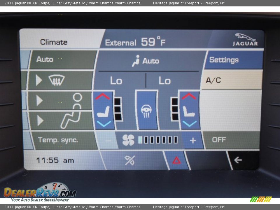 2011 Jaguar XK XK Coupe Lunar Grey Metallic / Warm Charcoal/Warm Charcoal Photo #19