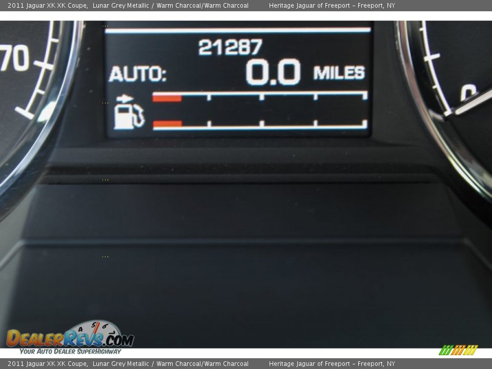 2011 Jaguar XK XK Coupe Lunar Grey Metallic / Warm Charcoal/Warm Charcoal Photo #21