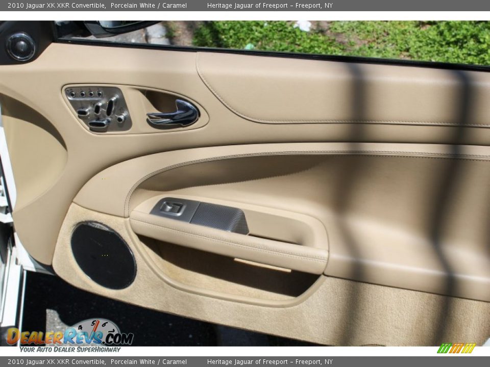2010 Jaguar XK XKR Convertible Porcelain White / Caramel Photo #9