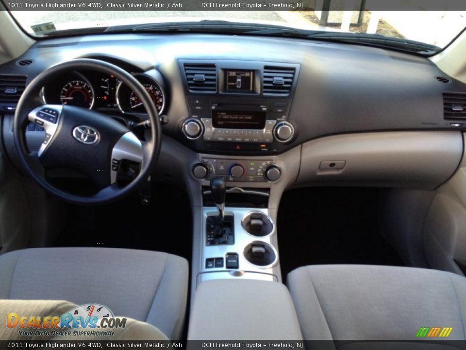 2011 Toyota Highlander V6 4WD Classic Silver Metallic / Ash Photo #12