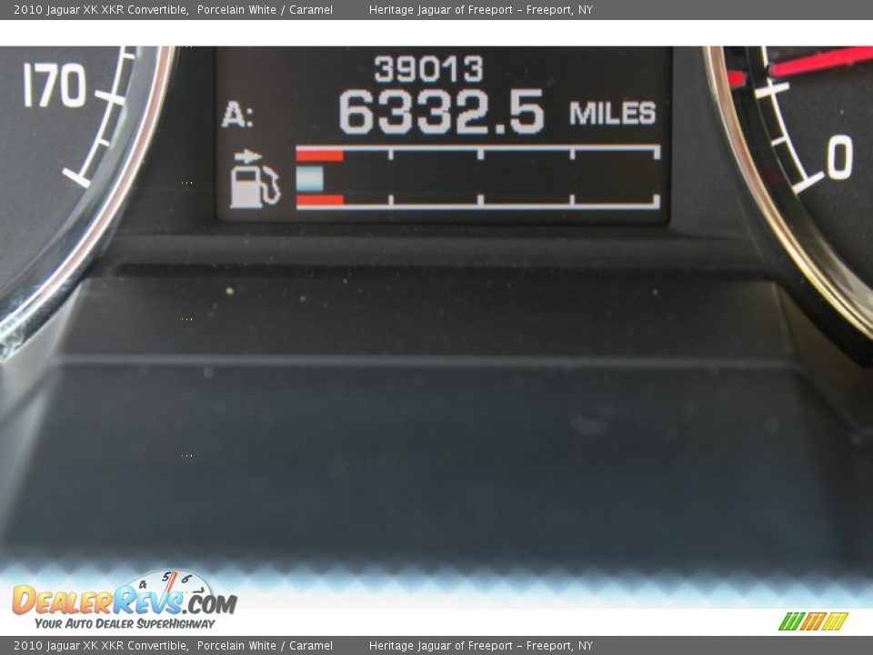 2010 Jaguar XK XKR Convertible Porcelain White / Caramel Photo #19