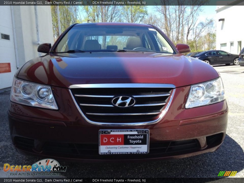 2010 Hyundai Sonata GLS Dark Cherry Red / Camel Photo #2