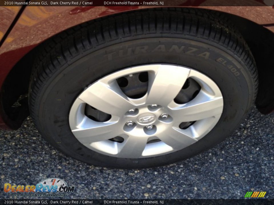 2010 Hyundai Sonata GLS Dark Cherry Red / Camel Photo #7