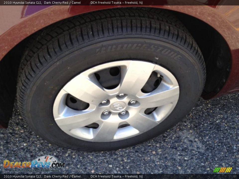 2010 Hyundai Sonata GLS Dark Cherry Red / Camel Photo #8