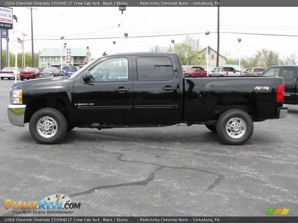 2009 Chevrolet Silverado 2500HD LT Crew Cab 4x4 Black / Ebony Photo #6