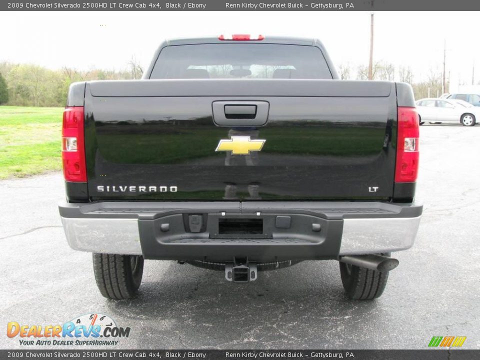 2009 Chevrolet Silverado 2500HD LT Crew Cab 4x4 Black / Ebony Photo #7