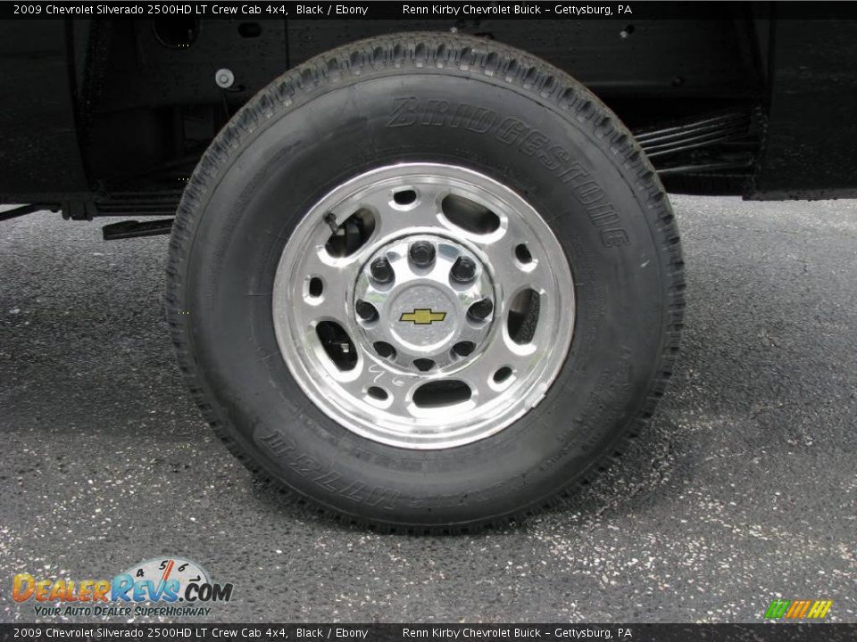 2009 Chevrolet Silverado 2500HD LT Crew Cab 4x4 Black / Ebony Photo #8