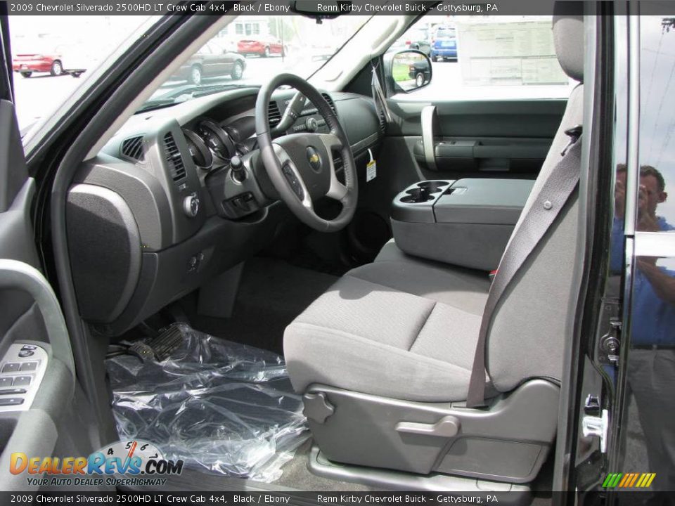 2009 Chevrolet Silverado 2500HD LT Crew Cab 4x4 Black / Ebony Photo #9
