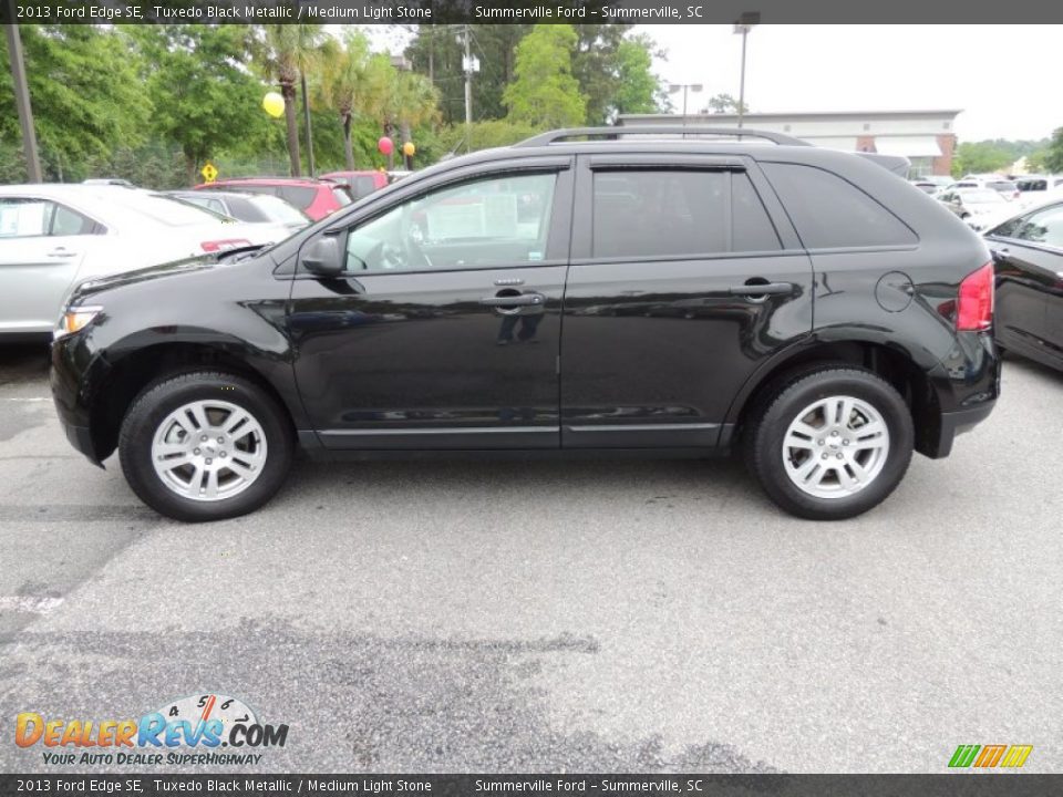2013 Ford Edge SE Tuxedo Black Metallic / Medium Light Stone Photo #2