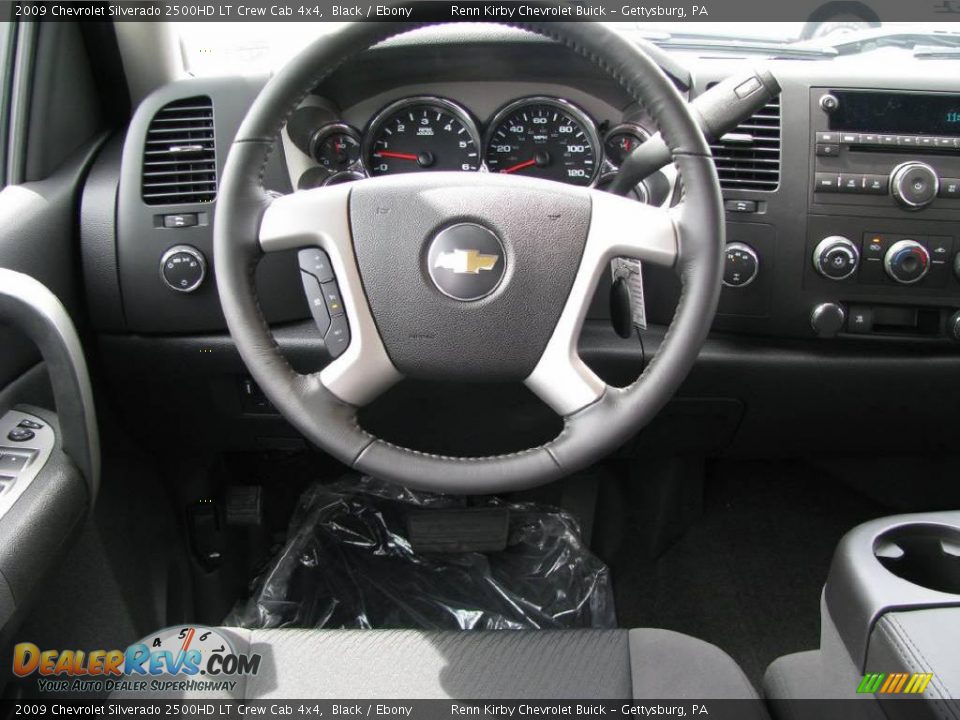 2009 Chevrolet Silverado 2500HD LT Crew Cab 4x4 Black / Ebony Photo #10