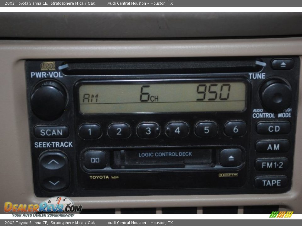 2002 Toyota Sienna CE Stratosphere Mica / Oak Photo #15