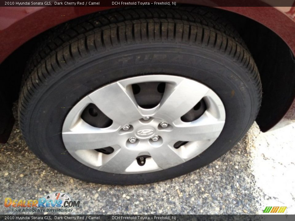 2010 Hyundai Sonata GLS Dark Cherry Red / Camel Photo #28