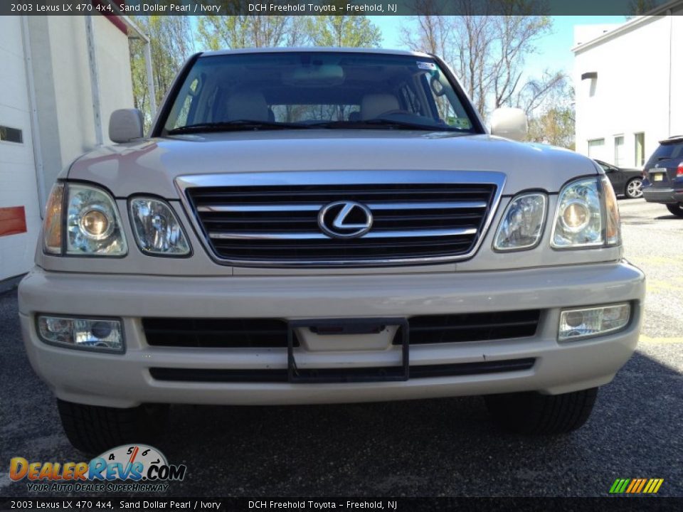 2003 Lexus LX 470 4x4 Sand Dollar Pearl / Ivory Photo #2