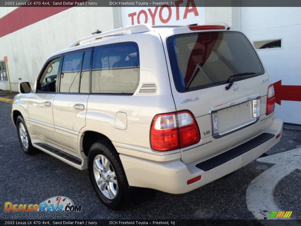 2003 Lexus LX 470 4x4 Sand Dollar Pearl / Ivory Photo #4