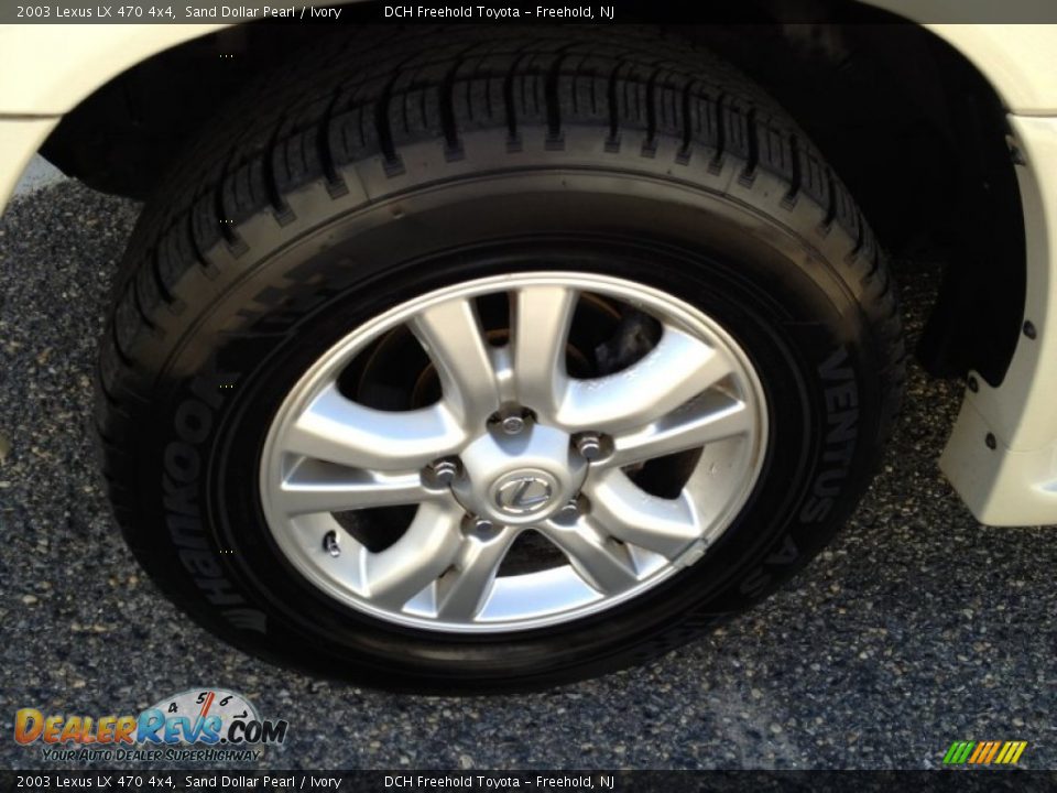2003 Lexus LX 470 4x4 Sand Dollar Pearl / Ivory Photo #8