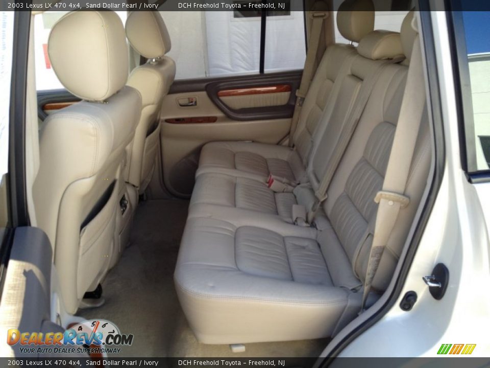 Rear Seat of 2003 Lexus LX 470 4x4 Photo #10