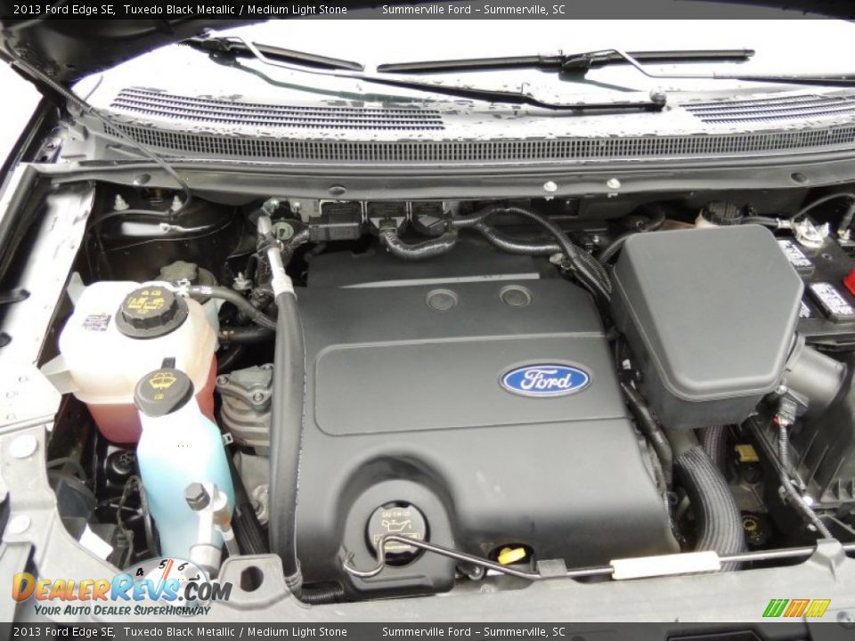 2013 Ford Edge SE Tuxedo Black Metallic / Medium Light Stone Photo #20