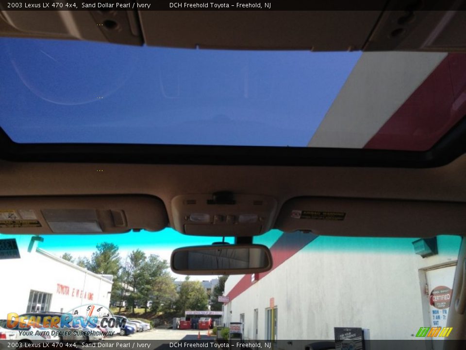 2003 Lexus LX 470 4x4 Sand Dollar Pearl / Ivory Photo #14