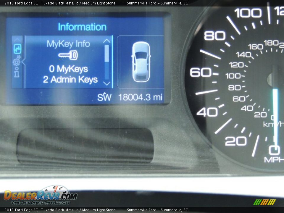 2013 Ford Edge SE Tuxedo Black Metallic / Medium Light Stone Photo #25