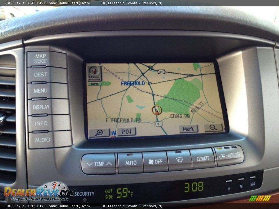 Navigation of 2003 Lexus LX 470 4x4 Photo #22