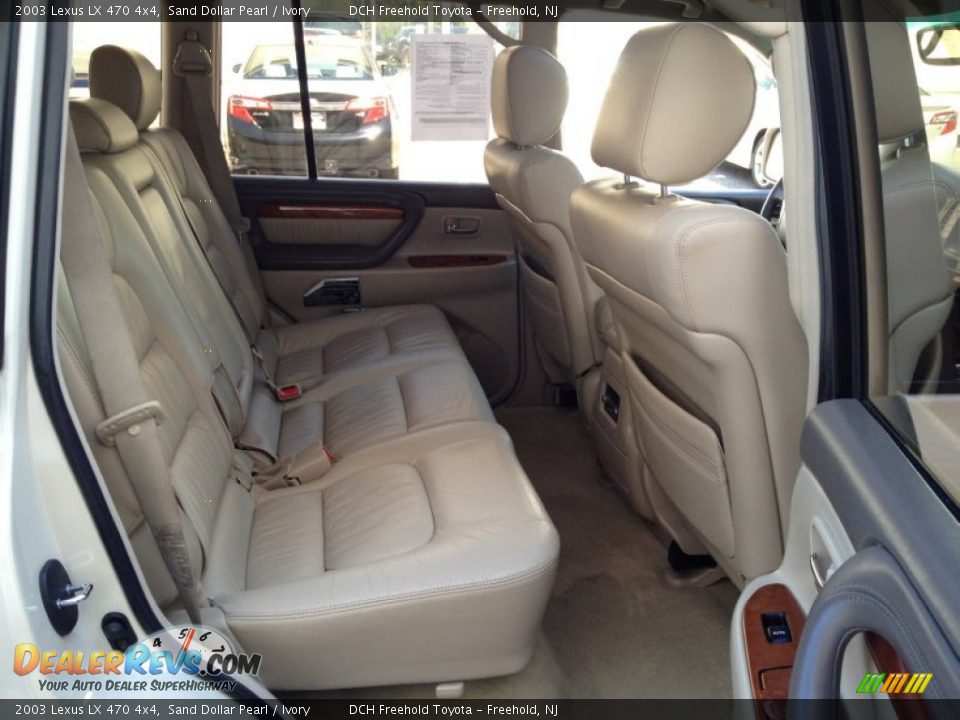 Rear Seat of 2003 Lexus LX 470 4x4 Photo #27