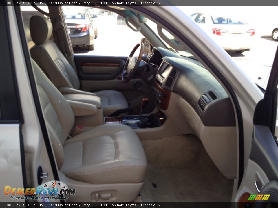 2003 Lexus LX 470 4x4 Sand Dollar Pearl / Ivory Photo #29