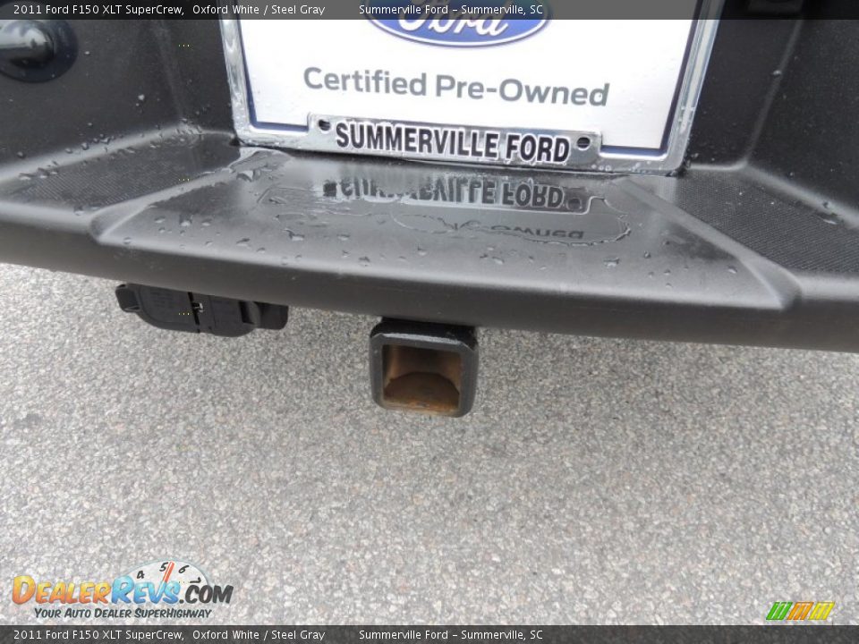 2011 Ford F150 XLT SuperCrew Oxford White / Steel Gray Photo #14