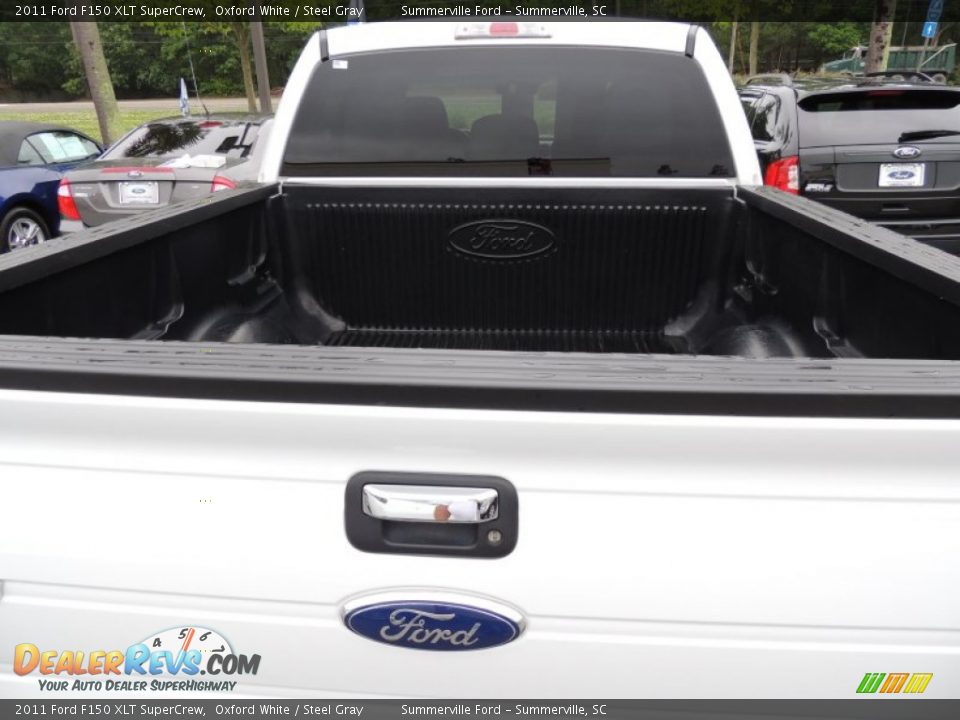 2011 Ford F150 XLT SuperCrew Oxford White / Steel Gray Photo #15