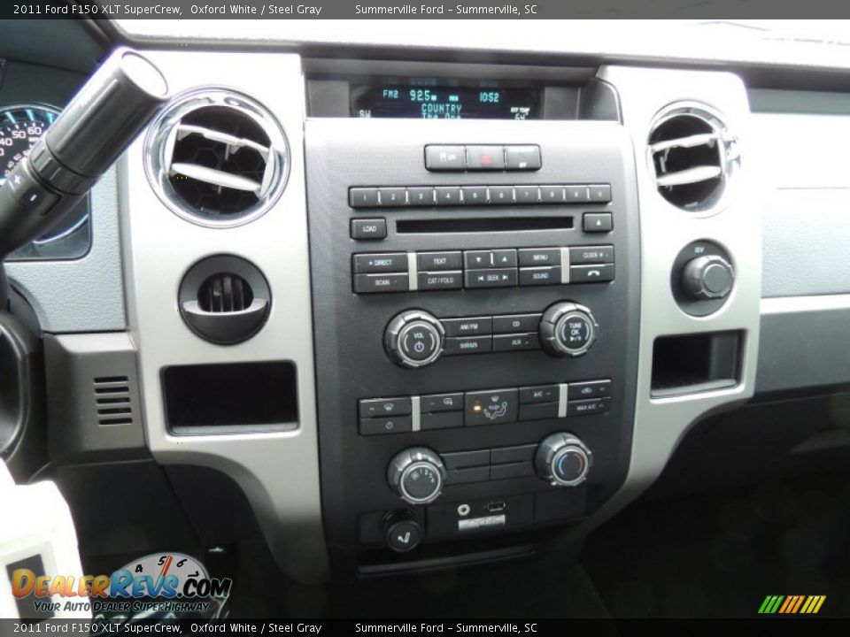 2011 Ford F150 XLT SuperCrew Oxford White / Steel Gray Photo #20