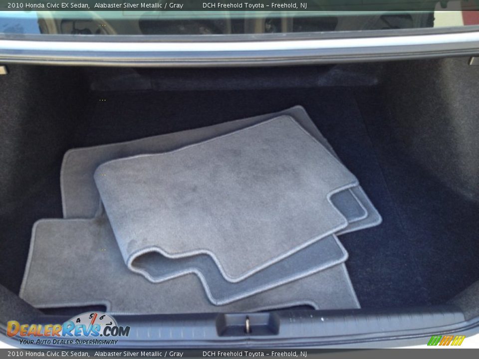 2010 Honda Civic EX Sedan Alabaster Silver Metallic / Gray Photo #21