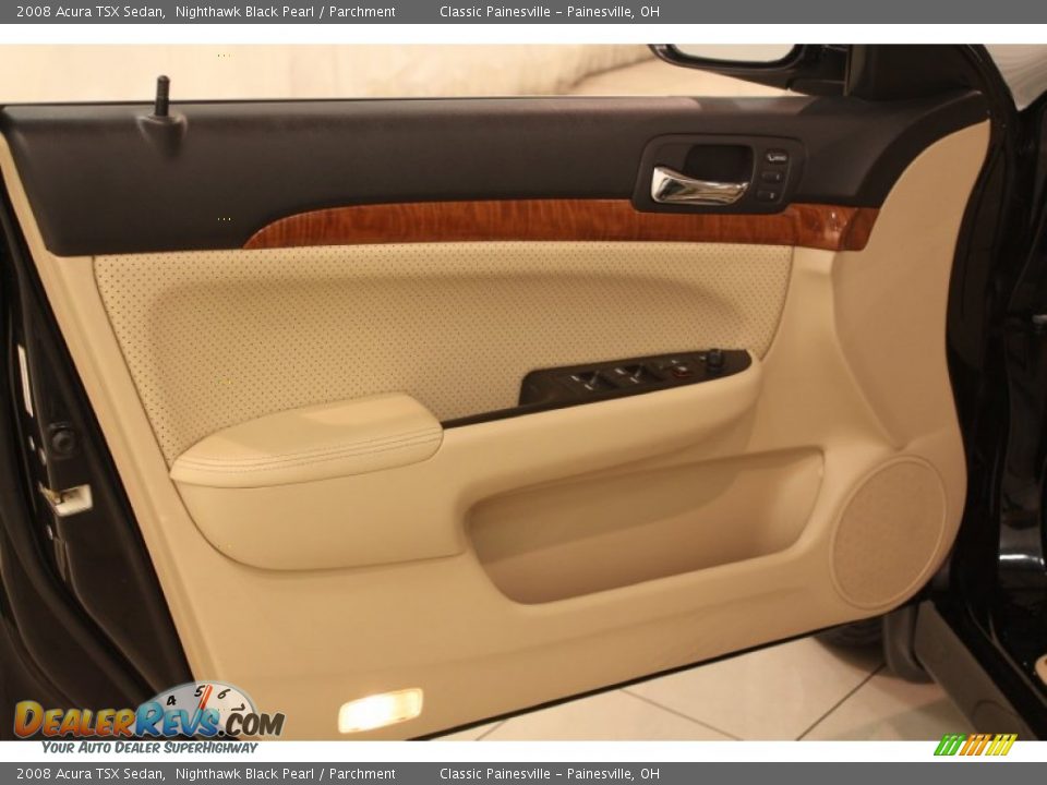 2008 Acura TSX Sedan Nighthawk Black Pearl / Parchment Photo #4