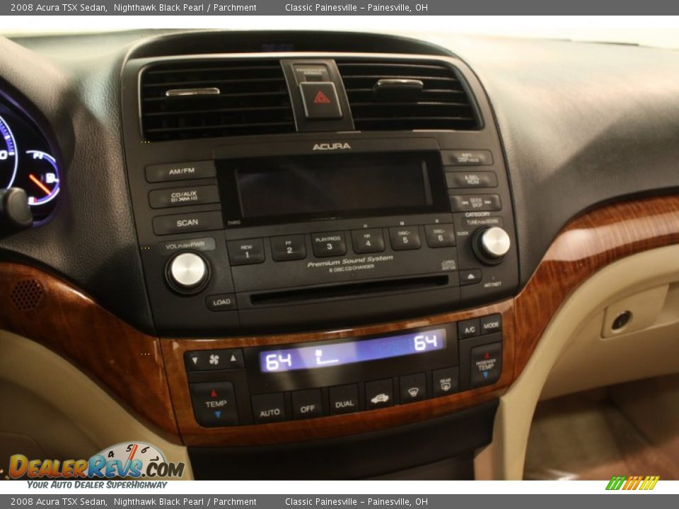 2008 Acura TSX Sedan Nighthawk Black Pearl / Parchment Photo #8