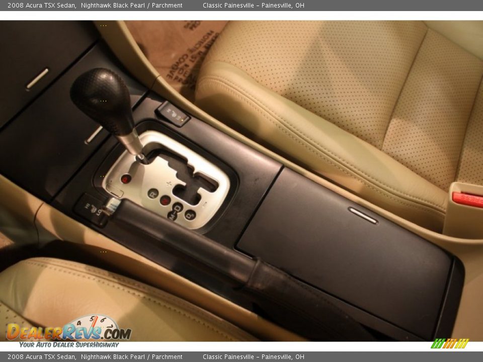2008 Acura TSX Sedan Nighthawk Black Pearl / Parchment Photo #9