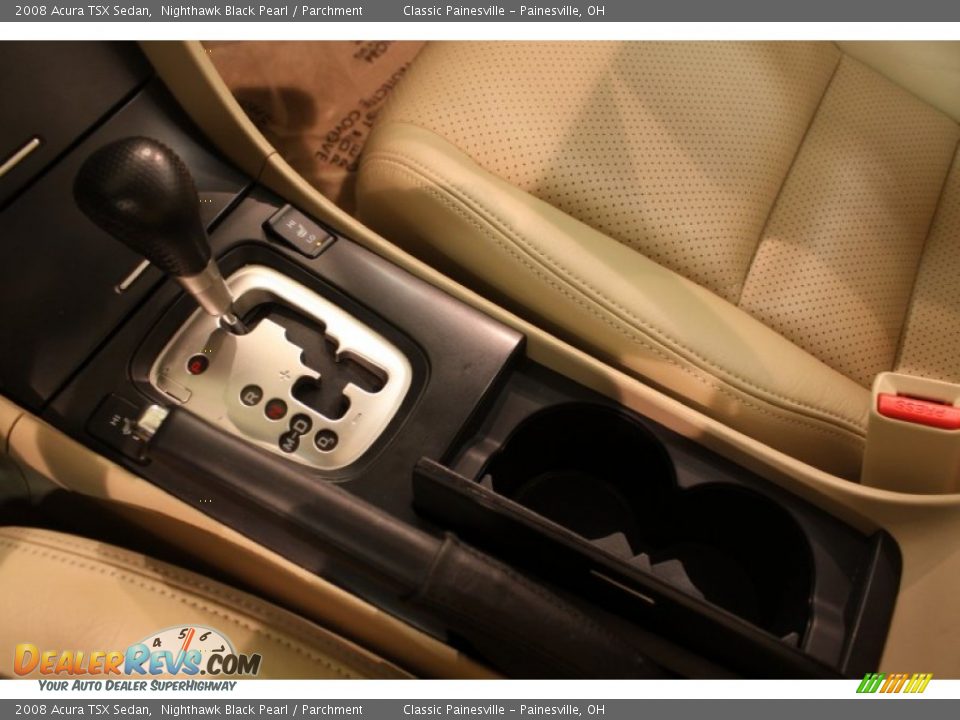 2008 Acura TSX Sedan Nighthawk Black Pearl / Parchment Photo #10
