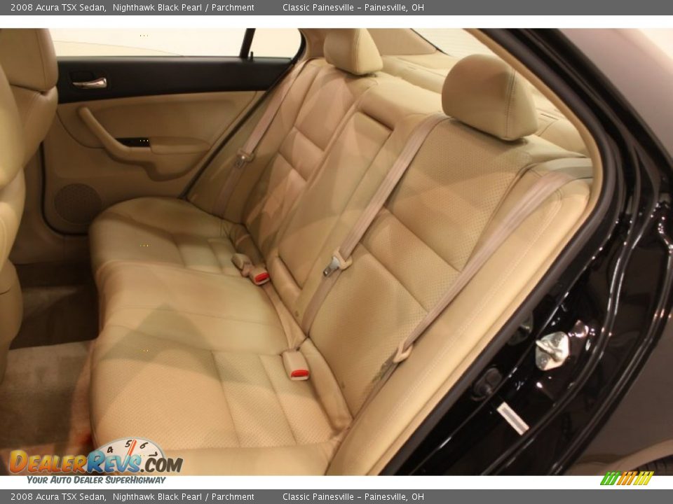 2008 Acura TSX Sedan Nighthawk Black Pearl / Parchment Photo #13