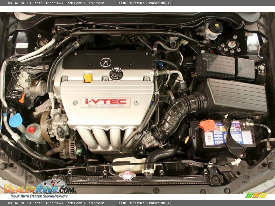 2008 Acura TSX Sedan Nighthawk Black Pearl / Parchment Photo #15